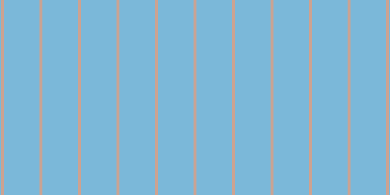 #7bb8d9, #caa393 vertical lines, six pixels wide, seventy-three pixels apart