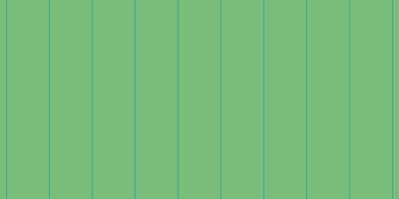 #7bbd7d, #46a393 vertical lines, two pixels wide, eighty-four pixels apart