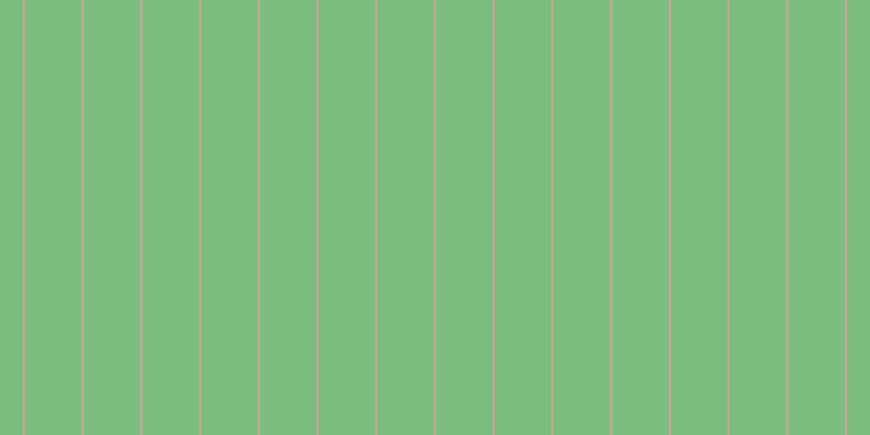 #7bbd7d, #caa393 vertical lines, two pixels wide, fifty-two pixels apart