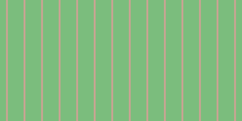 #7bbd7d, #caa393 vertical lines, six pixels wide, fifty-two pixels apart