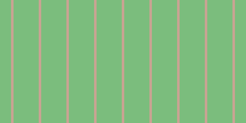 #7bbd7d, #caa393 vertical lines, eight pixels wide, eighty-two pixels apart