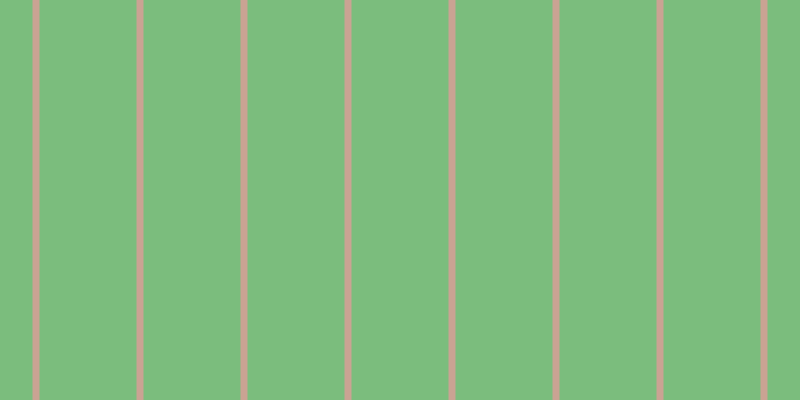 #7bbd7d, #caa393 vertical lines, seven pixels wide, ninety-seven pixels apart