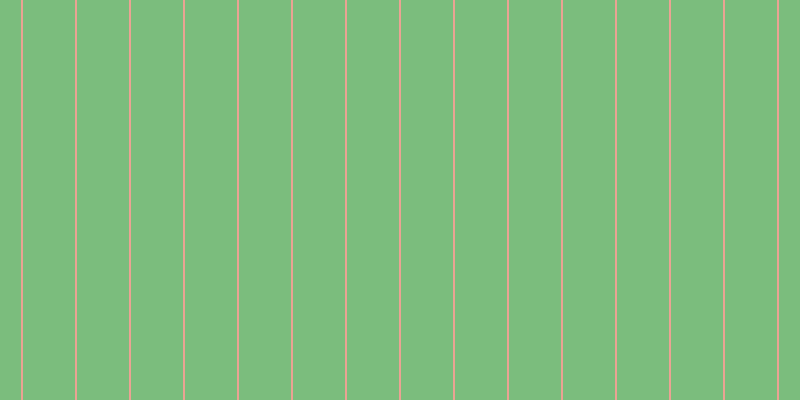 #7bbd7d, #eba393 vertical lines, two pixels wide, fifty-two pixels apart
