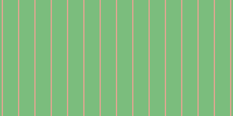 #7bbd7d, #eba393 vertical lines, four pixels wide, fifty-two pixels apart