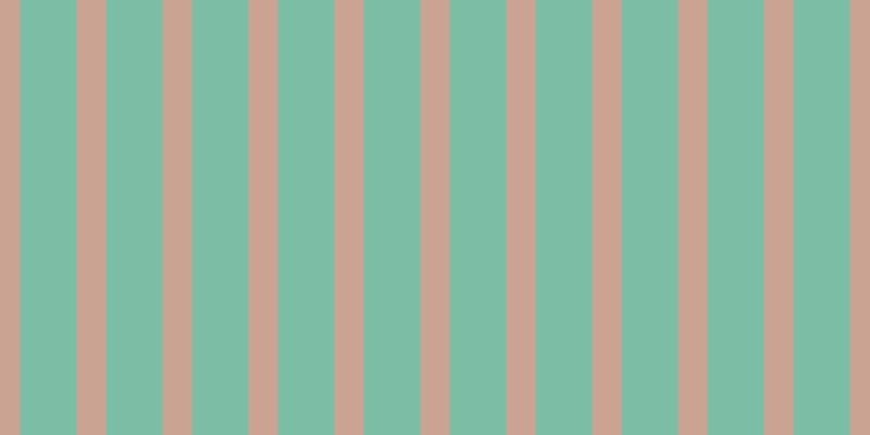 #7bbda5, #caa393 vertical lines, twenty-seven pixels wide, fifty-two pixels apart