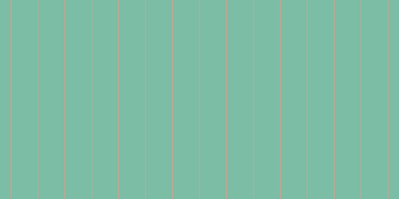 #7bbda5, #caa393 vertical lines, two pixels wide, fifty-two pixels apart