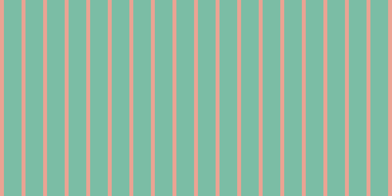 #7bbda5, #eba393 vertical lines, eight pixels wide, thirty-six pixels apart