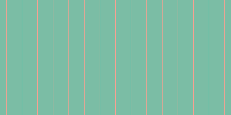 #7bbda5, #eba393 vertical lines, two pixels wide, fifty-two pixels apart