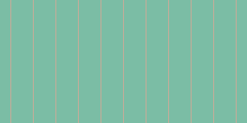 #7bbda5, #eba393 vertical lines, two pixels wide, seventy-one pixels apart