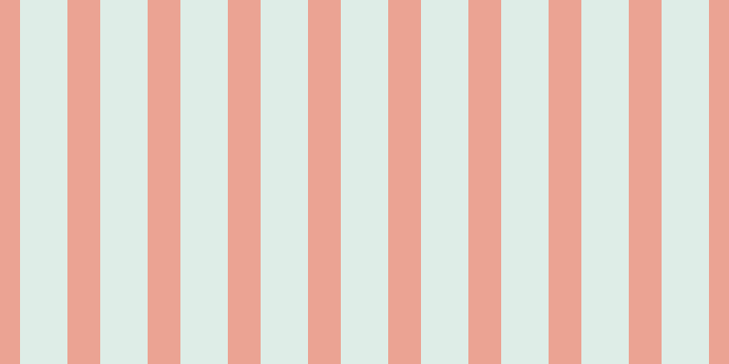 #7bbda5 (25%), #eba393 vertical lines, thirty-six pixels wide, fifty-two pixels apart