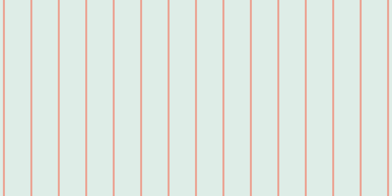 #7bbda5 (25%), #eba393 vertical lines, four pixels wide, fifty-two pixels apart