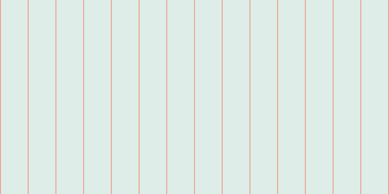 #7bbda5 (25%), #eba393 vertical lines, two pixels wide, fifty-five pixels apart