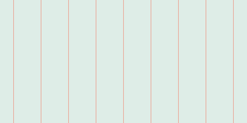 #7bbda5 (25%), #eba393 vertical lines, two pixels wide, eighty-seven pixels apart