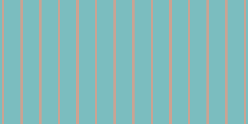 #7bbdbf, #caa393 vertical lines, eight pixels wide, fifty-two pixels apart
