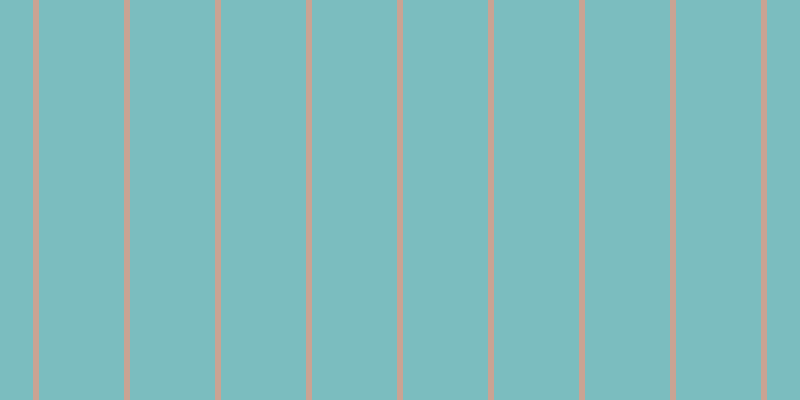#7bbdbf, #caa393 vertical lines, six pixels wide, eighty-five pixels apart