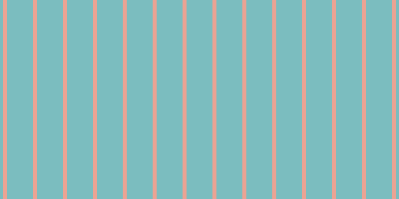 #7bbdbf, #eba393 vertical lines, eight pixels wide, fifty-two pixels apart