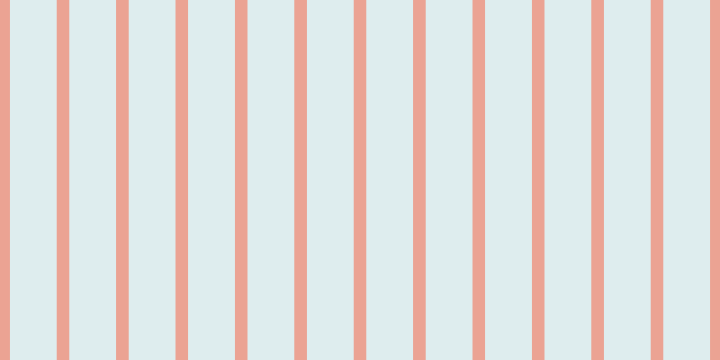 #7bbdbf (25%), #eba393 vertical lines, fourteen pixels wide, fifty-two pixels apart