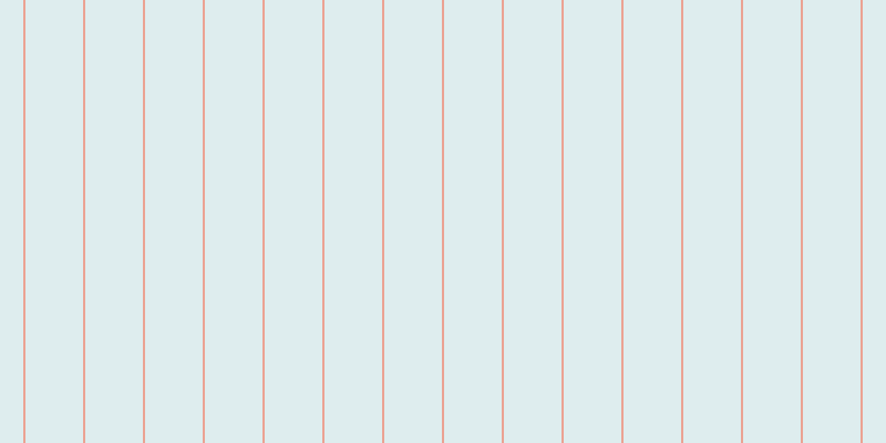 #7bbdbf (25%), #eba393 vertical lines, two pixels wide, fifty-two pixels apart
