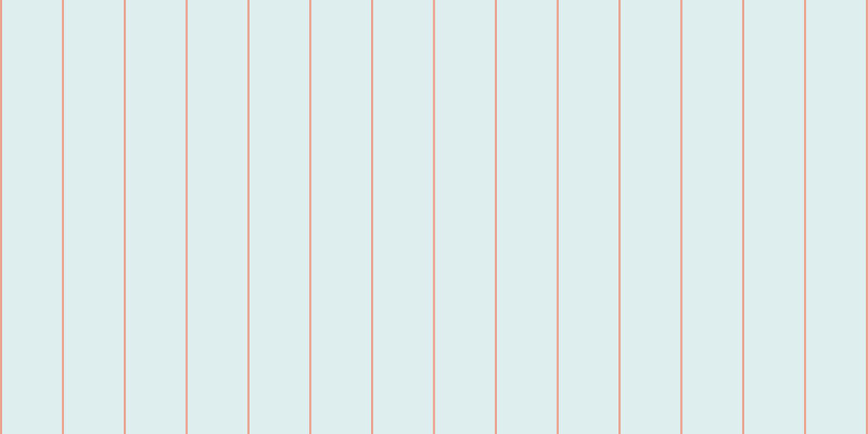 #7bbdbf (25%), #eba393 vertical lines, two pixels wide, fifty-five pixels apart