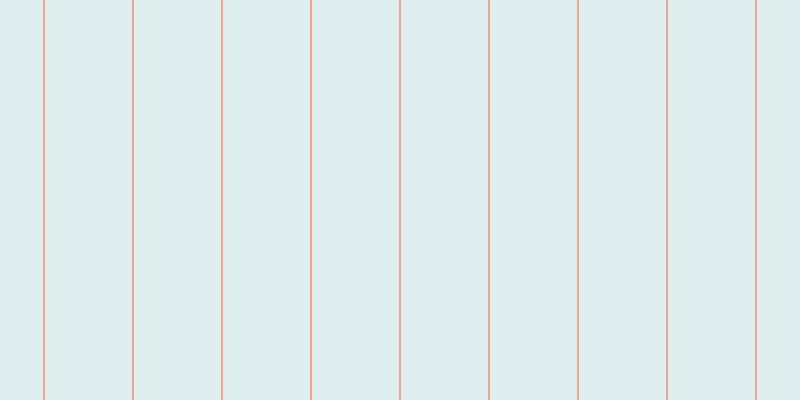 #7bbdbf (25%), #eba393 vertical lines, two pixels wide, eighty-seven pixels apart