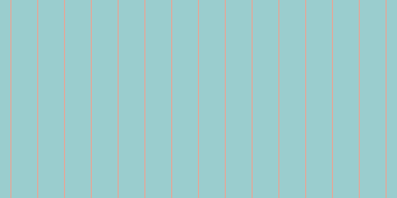 #7bbdbf (75%), #eba393 vertical lines, two pixels wide, fifty-two pixels apart