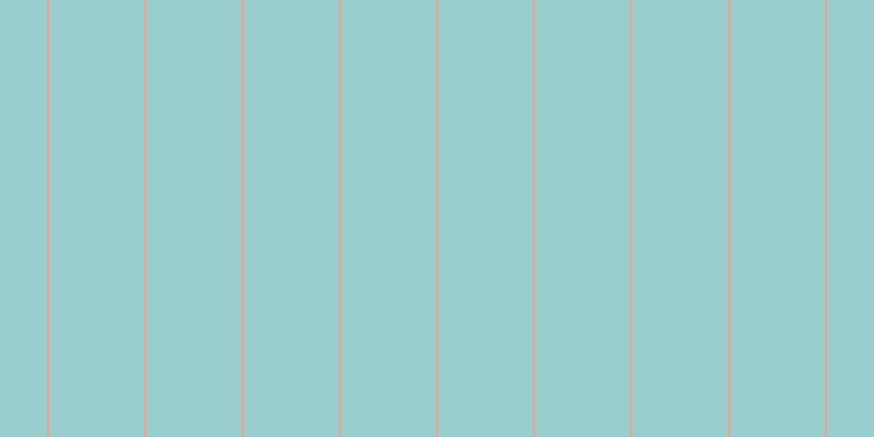 #7bbdbf (75%), #eba393 vertical lines, two pixels wide, eighty-seven pixels apart