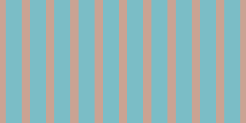 #7bbdc6, #caa393 vertical lines, twenty-seven pixels wide, fifty-two pixels apart