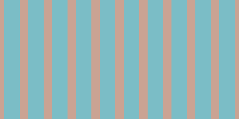 #7bbdc6, #caa393 vertical lines, twenty-eight pixels wide, fifty-two pixels apart
