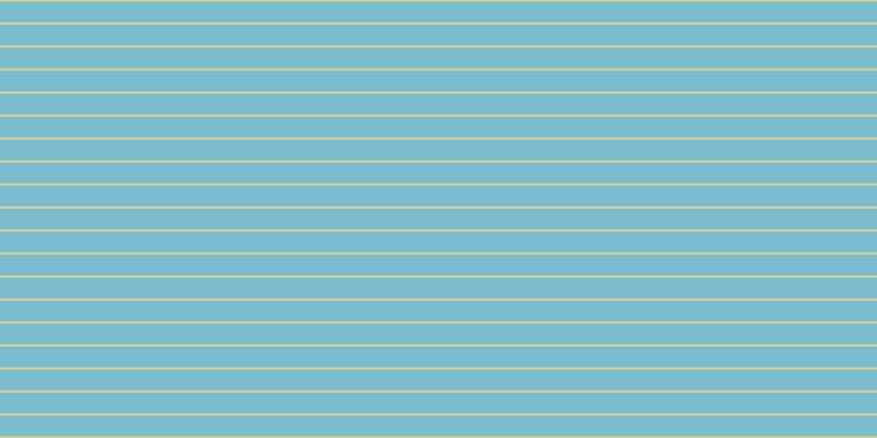 #7bbdce, #dbd393 horizontal lines, two pixels wide, nineteen pixels apart