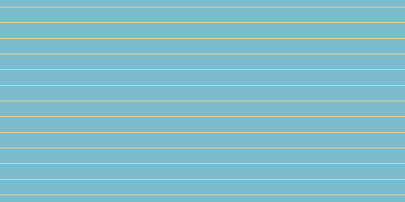 #7bbdce, #dbd393 horizontal lines, two pixels wide, twenty-nine pixels apart
