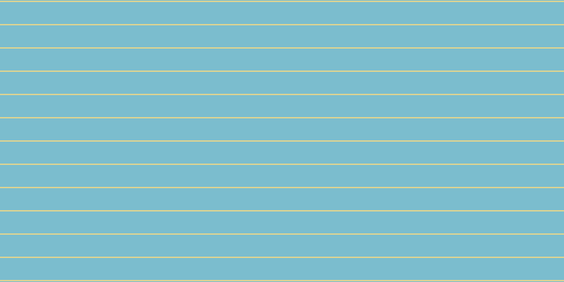 #7bbdce, #dbd393 horizontal lines, two pixels wide, thirty-one pixels apart