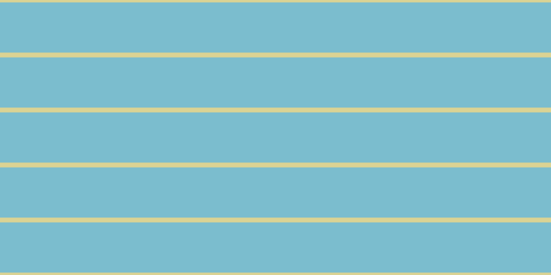 #7bbdce, #dbd393 horizontal lines, seven pixels wide, seventy-three pixels apart