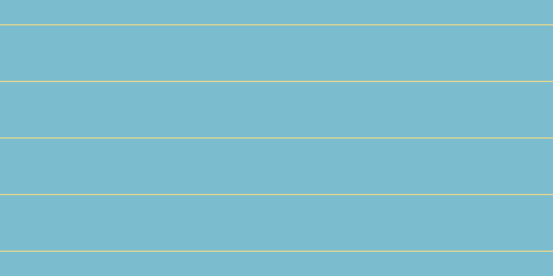 #7bbdce, #dbd393 horizontal lines, two pixels wide, eighty pixels apart