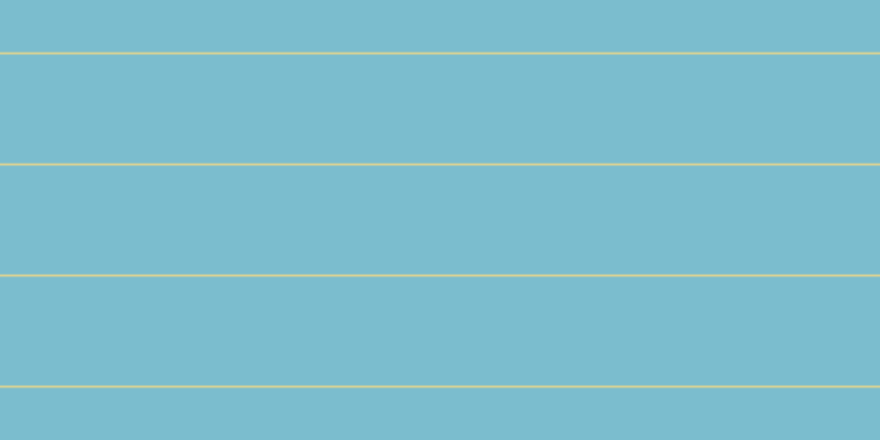 #7bbdce, #dbd393 horizontal lines, two pixels wide, ninety-nine pixels apart