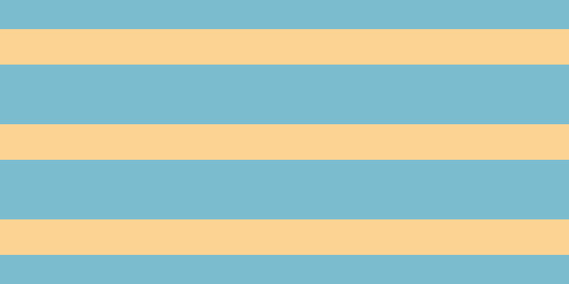 #7bbdce, #fcd393 horizontal lines, fifty pixels wide, eighty-four pixels apart