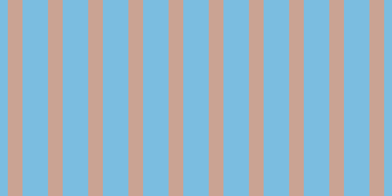 #7bbde0, #caa393 vertical lines, thirty pixels wide, fifty-two pixels apart