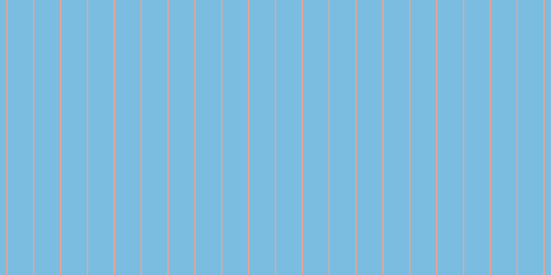 #7bbde0, #eba393 vertical lines, two pixels wide, thirty-seven pixels apart