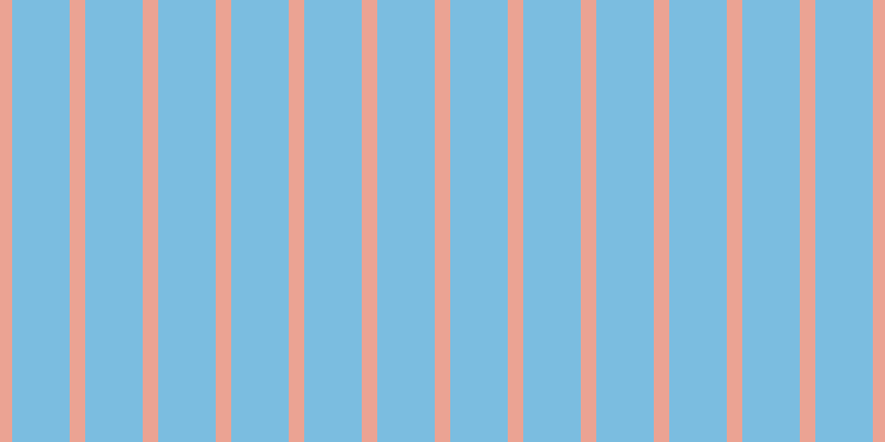 #7bbde0, #eba393 vertical lines, fourteen pixels wide, fifty-two pixels apart