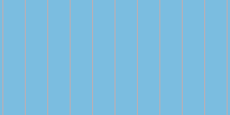 #7bbde0, #eba393 vertical lines, two pixels wide, seventy-six pixels apart