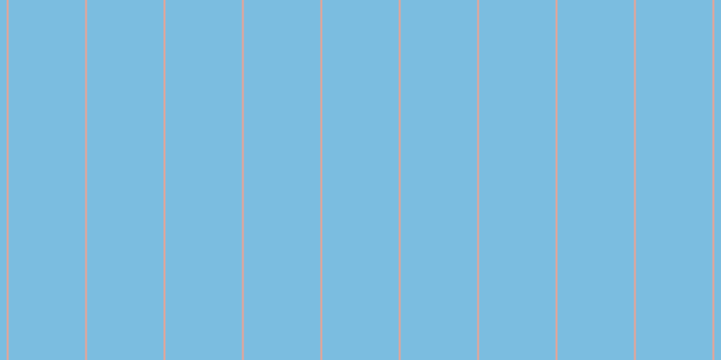 #7bbde0, #eba393 vertical lines, two pixels wide, eighty-five pixels apart