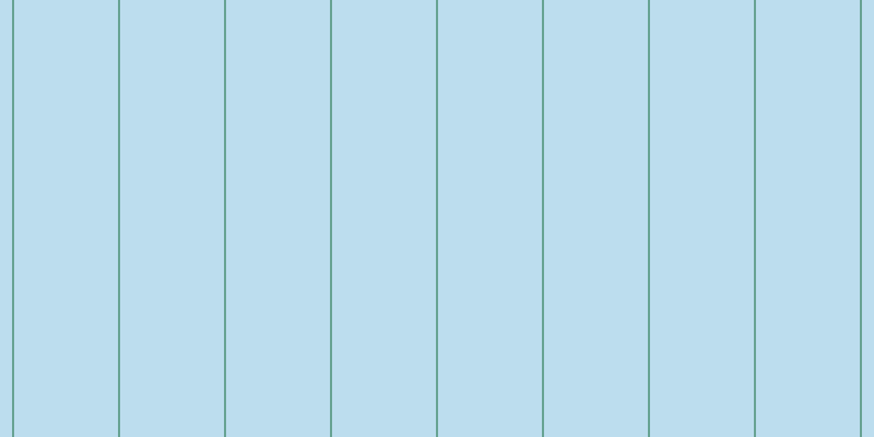 #7bbde0 (50%), #67a393 vertical lines, two pixels wide, ninety-five pixels apart