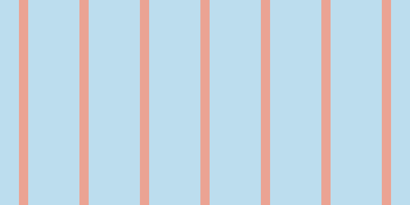#7bbde0 (50%), #eba393 vertical lines, eighteen pixels wide, one hundred pixels apart