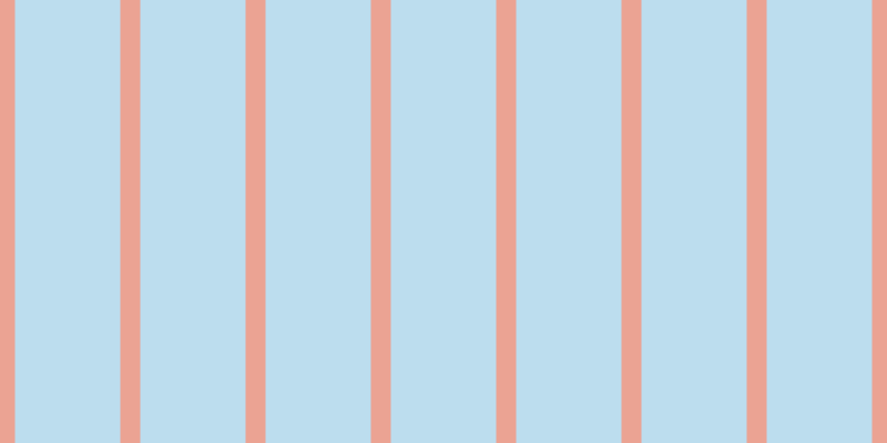 #7bbde0 (50%), #eba393 vertical lines, eighteen pixels wide, ninety-five pixels apart