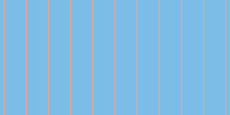 #7bbde7, #eba393 vertical lines, four pixels wide, seventy-three pixels apart