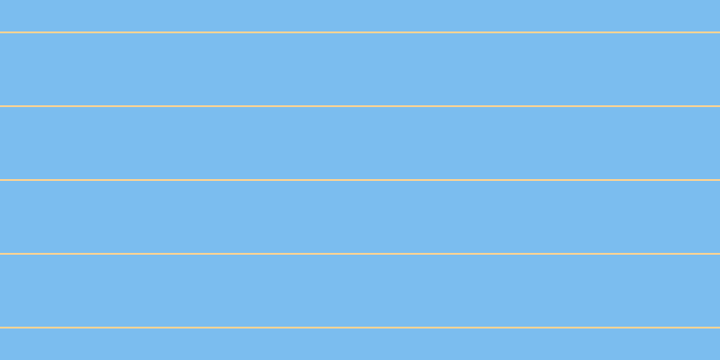 #7bbdef, #fcd393 horizontal lines, two pixels wide, eighty pixels apart