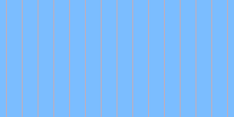 #7bbdff, #eba393 vertical lines, two pixels wide, fifty-two pixels apart