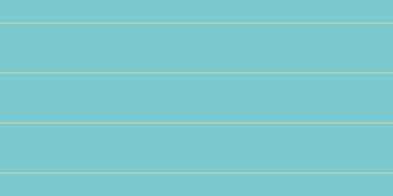 #7bcacd, #dbd393 horizontal lines, two pixels wide, one hundred pixels apart