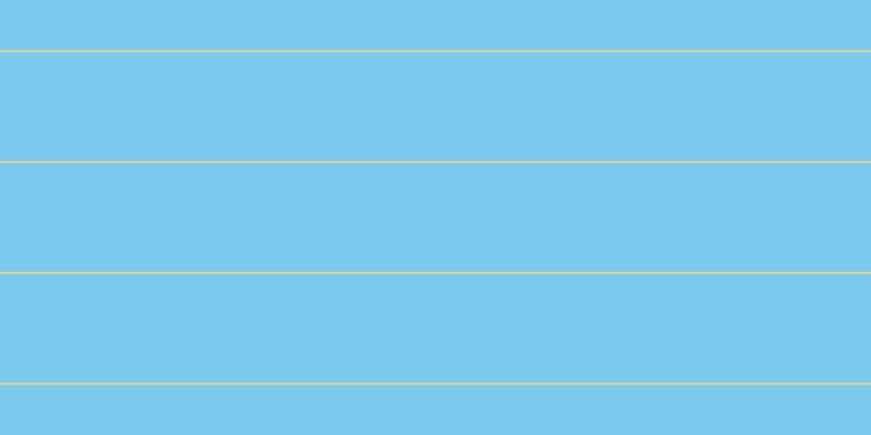 #7bcaee, #dbd393 horizontal lines, two pixels wide, one hundred pixels apart