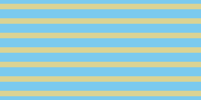 #7bcaee, #dbd393 horizontal lines, twenty-two pixels wide, thirty-six pixels apart
