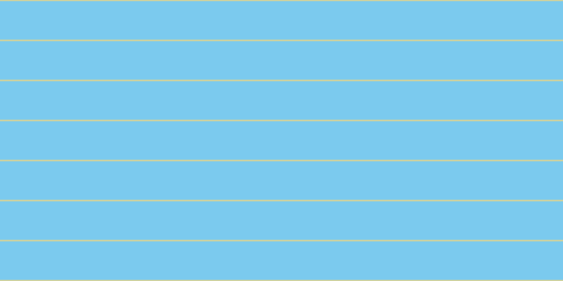 #7bcaee, #dbd393 horizontal lines, two pixels wide, fifty-five pixels apart